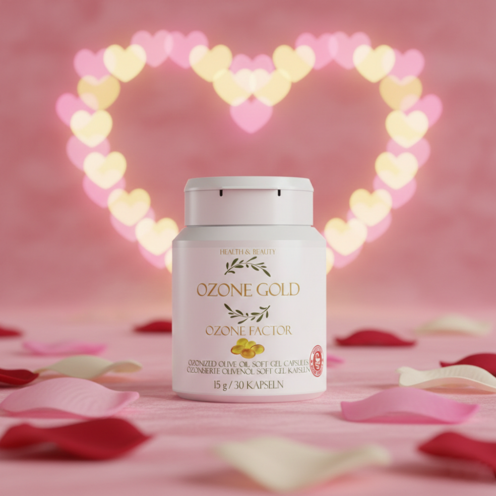 OZONE GOLD – OZONE FACTOR / ОЗОНИРАНО МАСЛИНОВО МАСЛО ВО КАПСУЛА