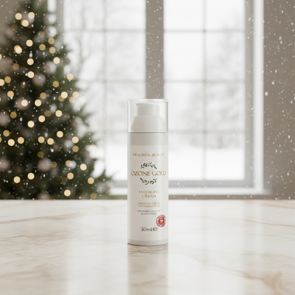 ОZONE GOLD - ANTI-AGING CREAM КРЕМА ПРОТИВ СТАРЕЕЊЕ СО ОЗОН И АЛОЕ ВЕРА - 30ml