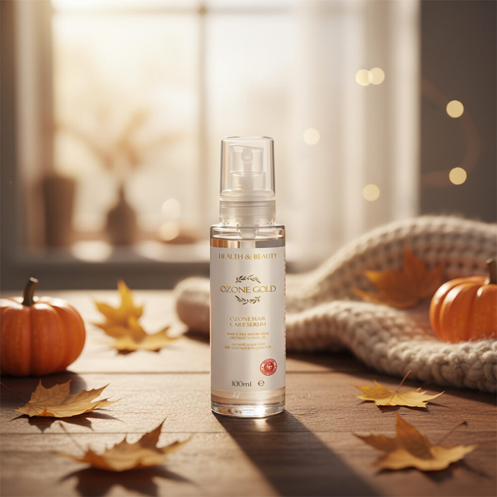 OZONE GOLD - HAIR CARE SERUM СЕРУМ ЗА НЕГА НА КОСА СО ОЗОН, АРГАН, КЕРАТИН - 100ml