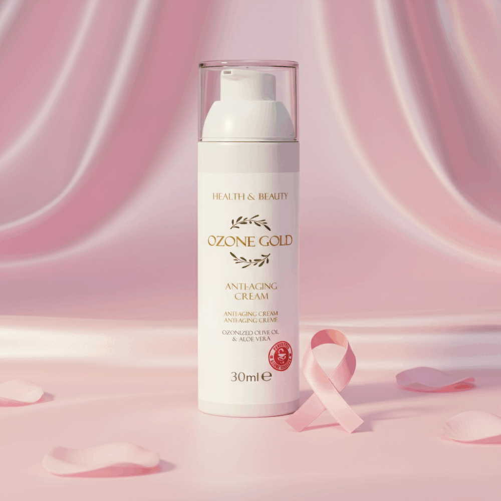 ОZONE GOLD - ANTI-AGING CREAM КРЕМА ПРОТИВ СТАРЕЕЊЕ СО ОЗОН И АЛОЕ ВЕРА - 30ml