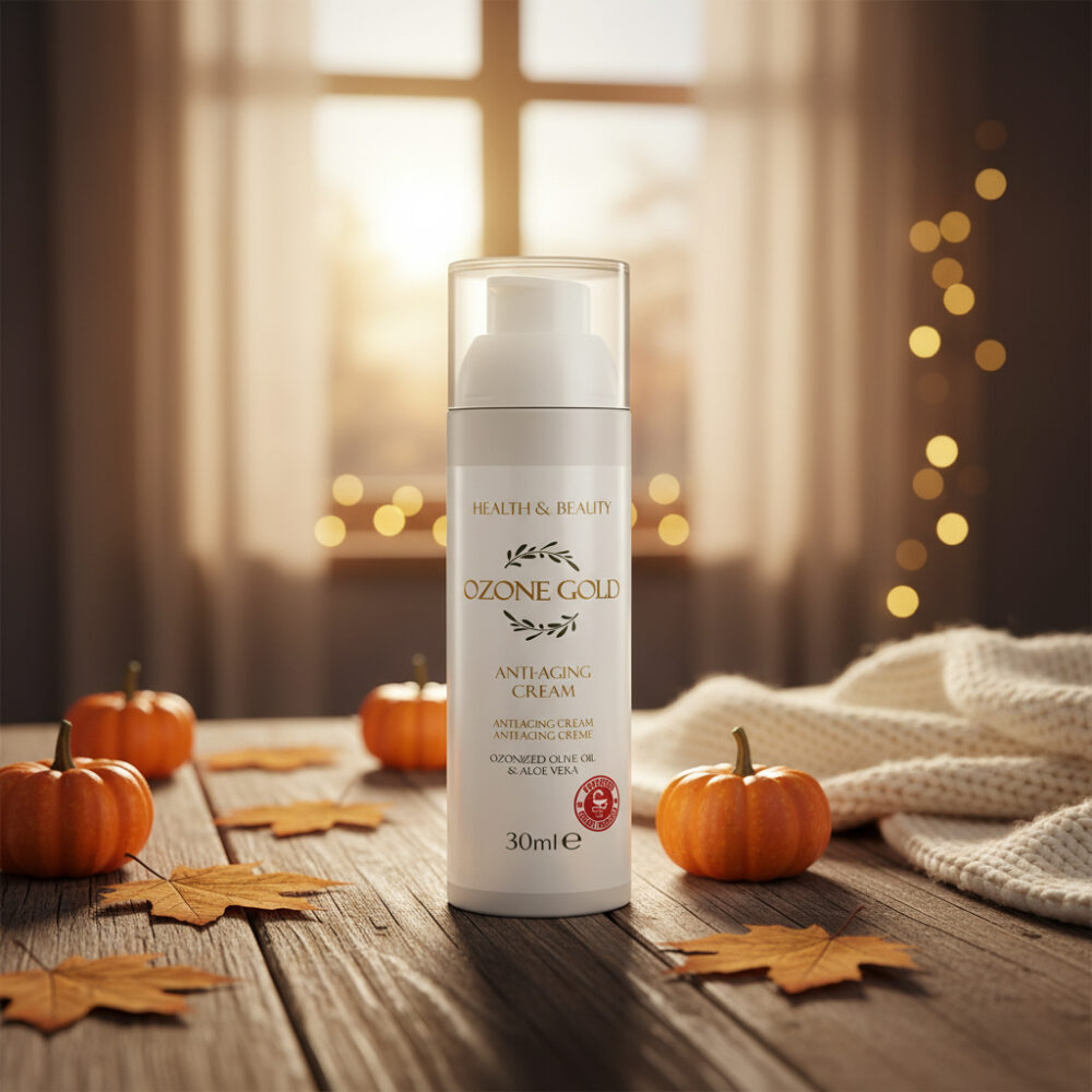 ОZONE GOLD - ANTI-AGING CREAM КРЕМА ПРОТИВ СТАРЕЕЊЕ СО ОЗОН И АЛОЕ ВЕРА - 30ml